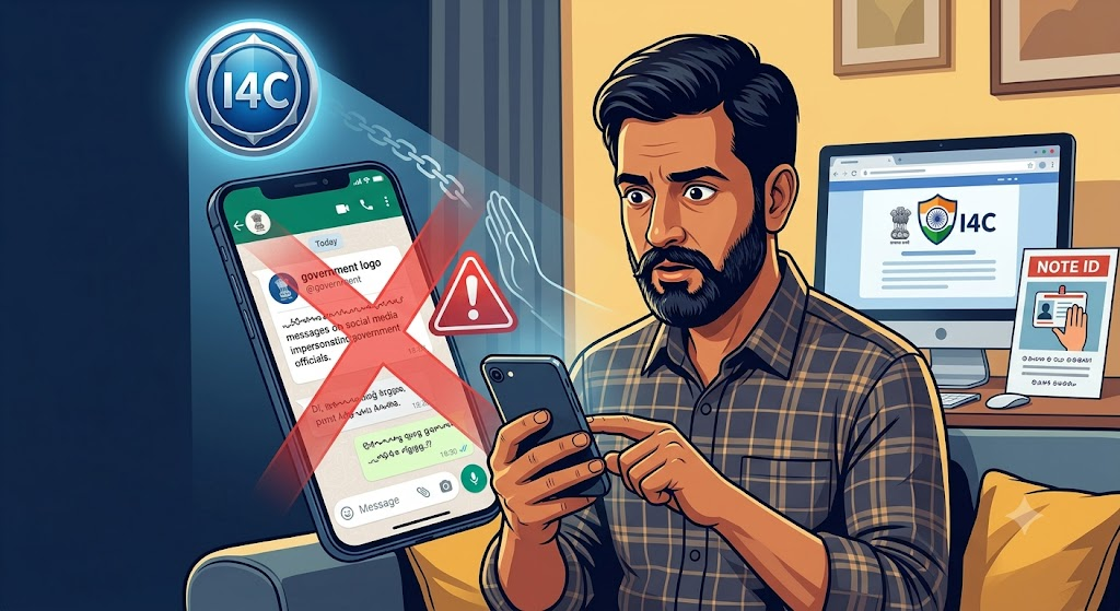 सोशल मीडिया पर सरकारी अधिकारी बनकर भेजे जा रहे फर्जी मैसेज, I4C ने यूजर्स को किया अलर्ट